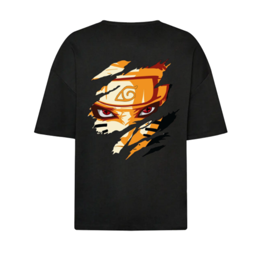 Picture of Naruto - Black Premium Oversized T Shirt