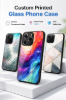Picture of Custom Printed Glass Mobile Phone Case