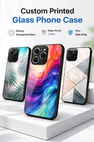 Picture of Custom Printed Glass Mobile Phone Case
